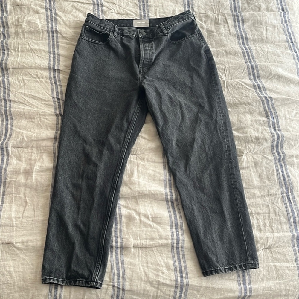 Everlane 90s cheeky jean washed black
